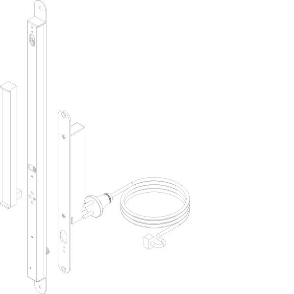 [061.8444] POWER SUPPLY - POWER SUPPLY CABLE D - BUSHING Reynaers