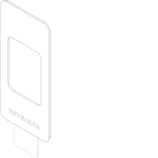 [061.8631.PA] COVER PLATE FINGERPRINT SCANNER 0.5 мм dLine Reynaers