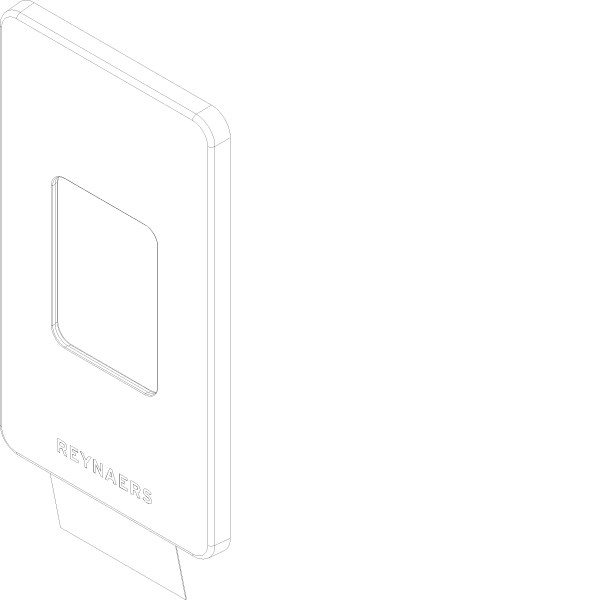 [061.8632.PA] COVER PLATE FINGERPRINT SCANNER 3 мм dLine Reynaers