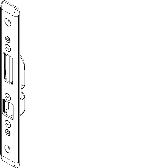 [061.8764] SINGLE LOCK PLATE Reynaers