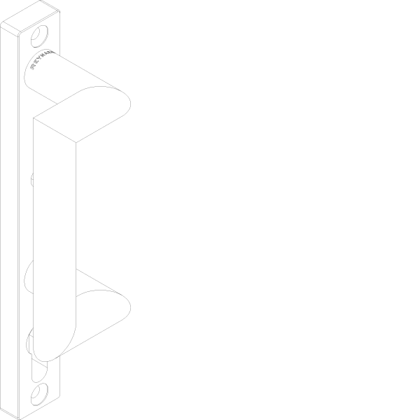[061.8954] SLIDING DOORPUL WITH CYLINDER INSIDE Reynaers