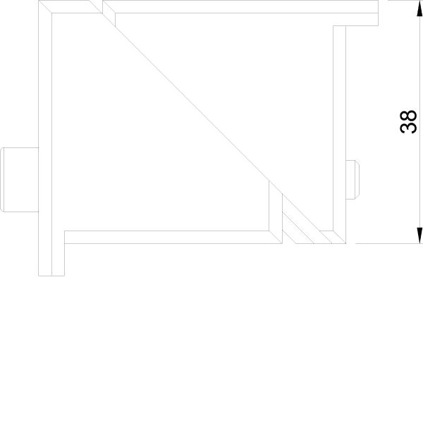 [062.8172] SUPPORTING PIECE FIXED FRAME Reynaers