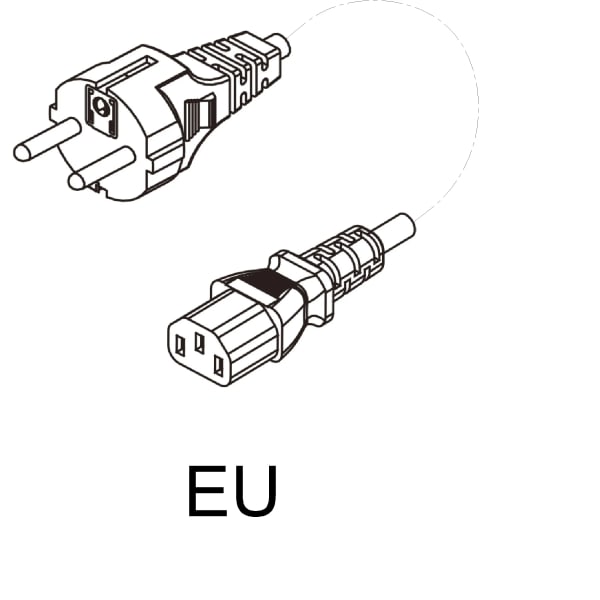 [062.8355] POWER SUPPLY CABLE EURO PLUG / C13 CONNECTOR Reynaers