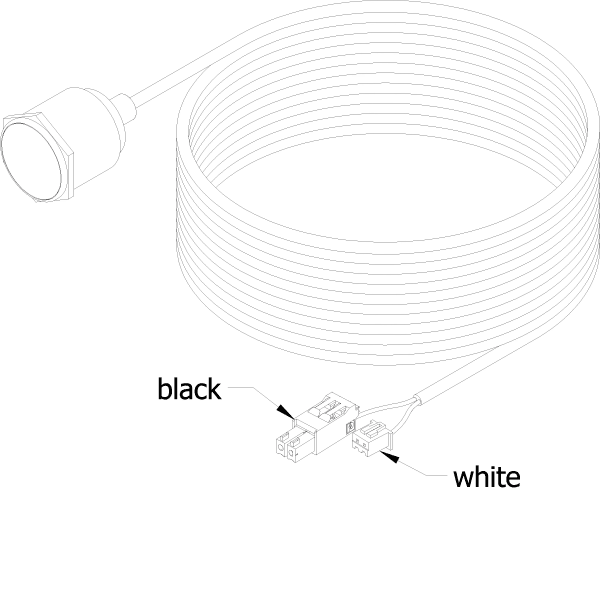 [062.8547] PUSHBUTTON WITH LED + CABLE Reynaers