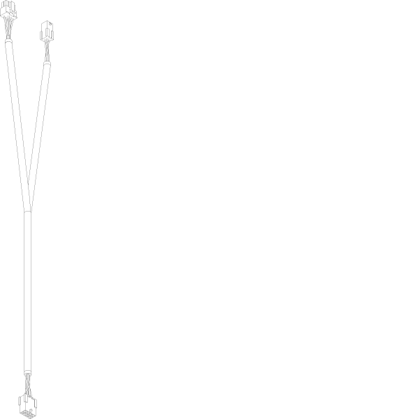 [062.8614] Split Cable Reader Connect 8pos. x 0.4m Reynaers