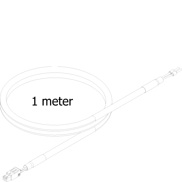 [062.8621] POWER SUPPLY CABLE FOR ELEMENT CONTROLLER / BMS L:1meter Reynaers