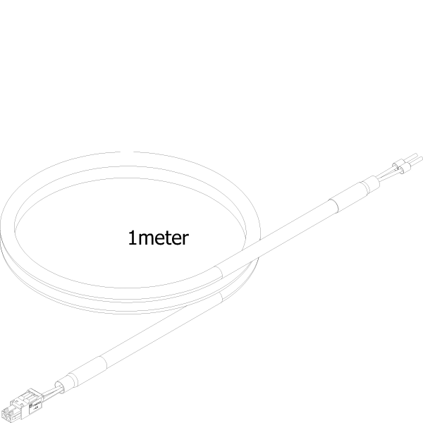 [062.8622] CABLE FOR PUSHBUTTON FOR ELEMENT CONTROLLER / BMS L:1meter Reynaers