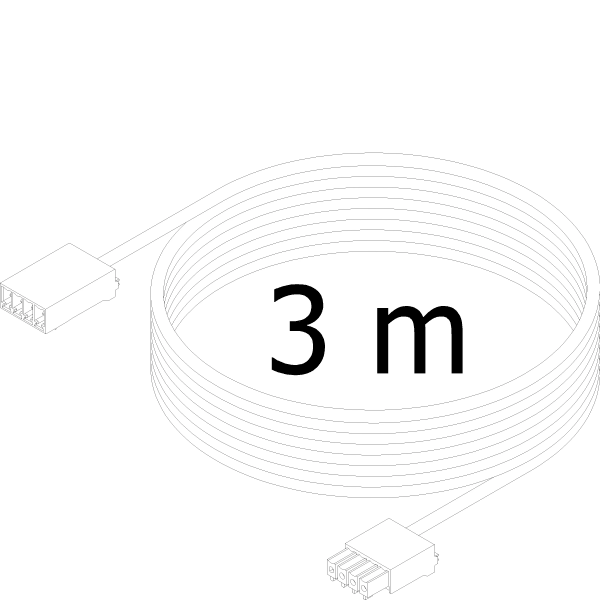 [062.8673] EXTENSION ADAPTOR CABLE 4 pos. - 3m Reynaers