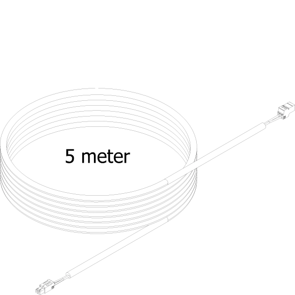 [062.8681] POWER SUPPLY CABLE - EXTENSION LENGTH: 5 METER Reynaers