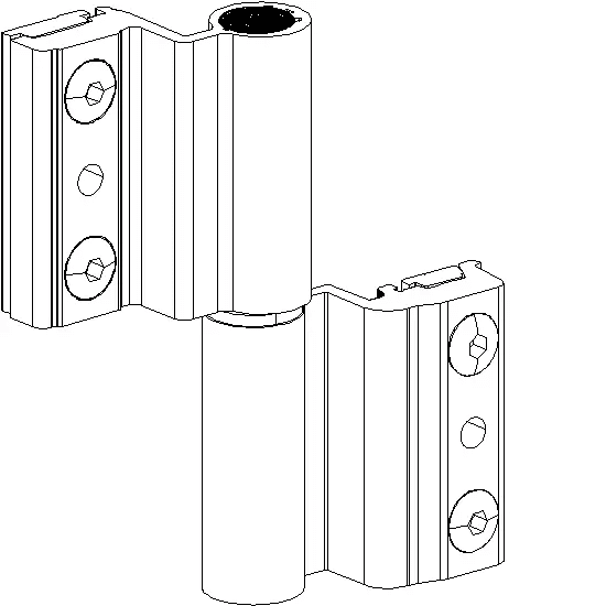 [065.6511] DOOR HINGE 2-PART Reynaers