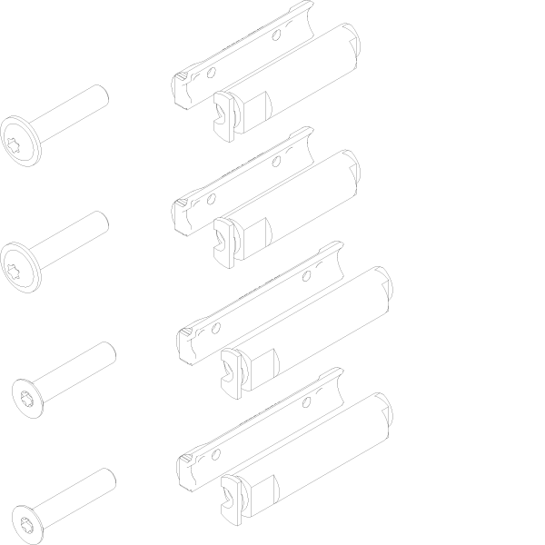 [065.6568] FIXATION SET ROLLENBAND Reynaers