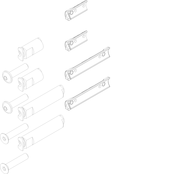 [065.6591] FIXATION SET ROLLENBAND Reynaers