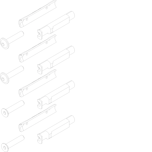 [065.6595] FIXATION SET ROLLENBAND Reynaers