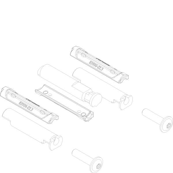 [065.6782.PA] FIXATION SET SAROS Reynaers