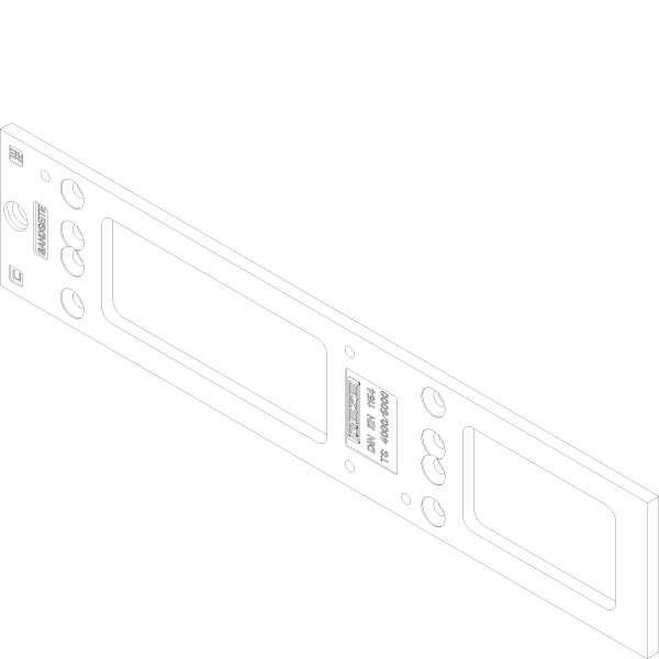 [065.7582.PA] MOUNTING PLATE DOOR CLOSER Reynaers