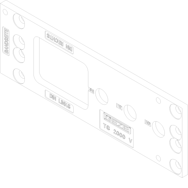 [065.7587.14] MOUNTING PLATE DOOR CLOSER Reynaers