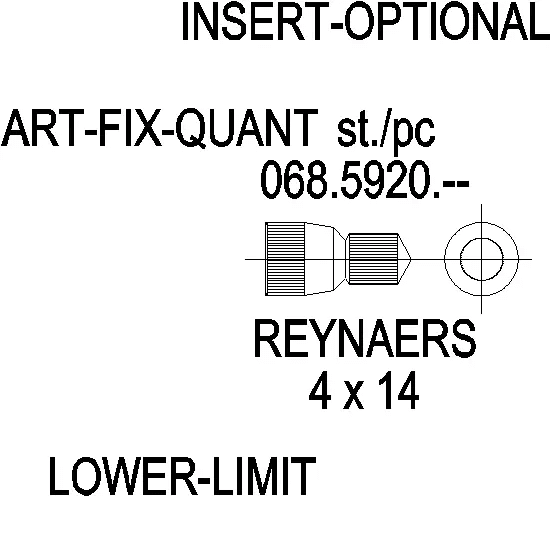[068.5920] DRIVE PIN T-BRACKET ?7 мм Reynaers
