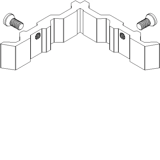[068.6013] SCREW CORNER CLEAT 8.5x18 мм Reynaers
