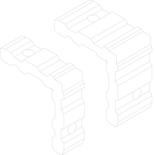 [068.7510] SCREW CORNER CLEATS 11.1x19.3/11.1x32.1 мм Reynaers