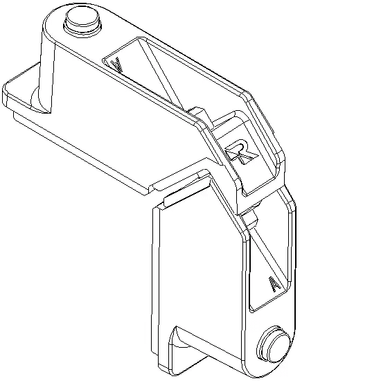[068.8826] SCREW CORNER CLEAT 23.8/25.8x16.7 мм Reynaers