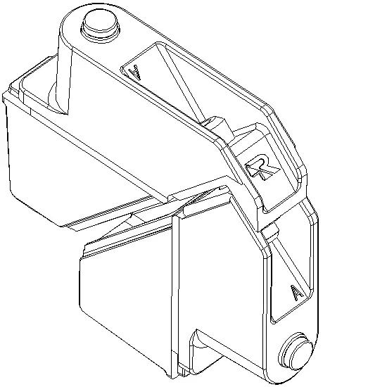 [068.8828] SCREW CORNER CLEAT 51.8x16.7 мм Reynaers