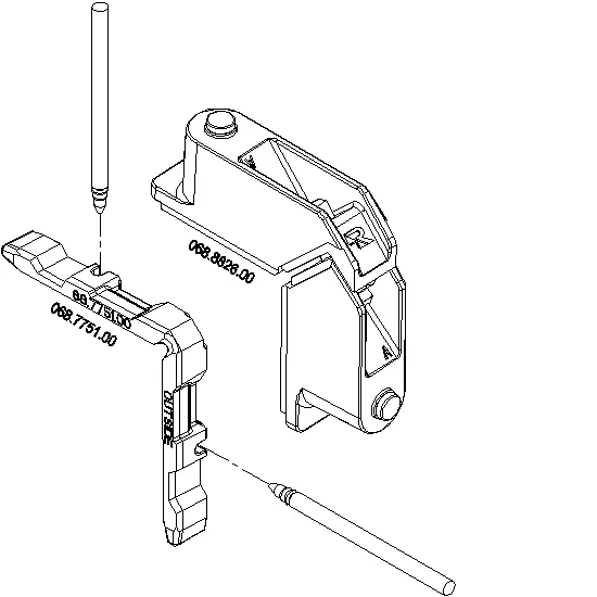 [068.8854] SCREW CORNER 5.1x10.3-23.8/25.8x16.7 мм Reynaers