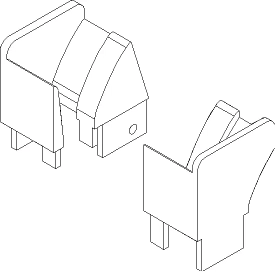 [069.6761] ENDS ROLLER SHUTTER Reynaers