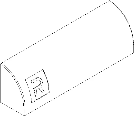 [069.6830.SY] Кришка водовідвідного паза Reynaers