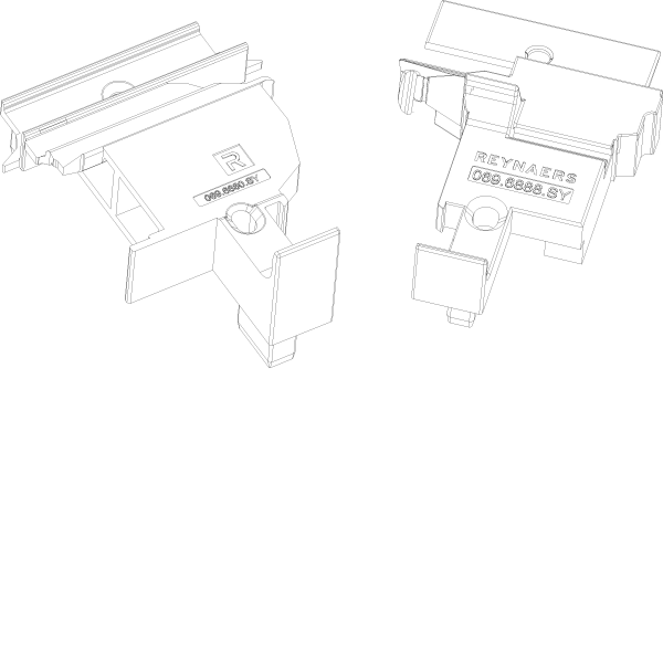 [069.6888.SY] END PIECE BOTTOM DOOR VENT Reynaers