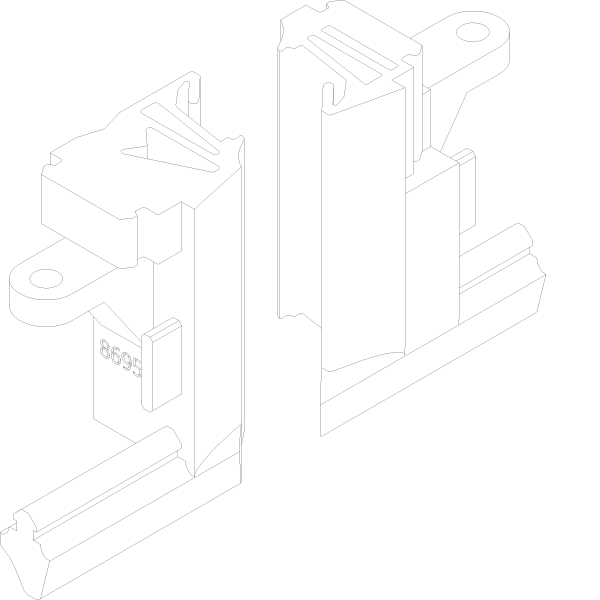 [069.8695] SET CORNER PIECES EPDM Reynaers