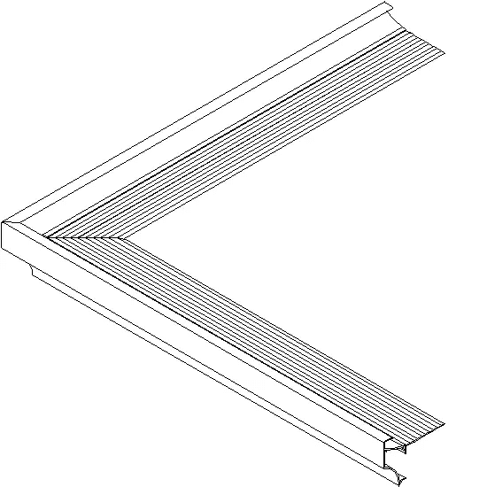 [071.6723] OUTER CORNER 90° Reynaers