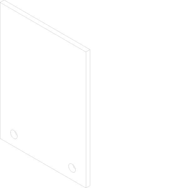 [071.7097] GLASS PANEL STOP Reynaers