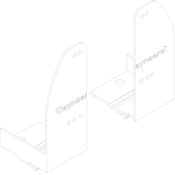 [071.8481] GLASS PANEL STOP Reynaers