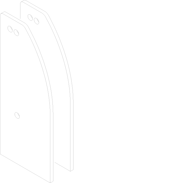 [071.8497] GLASS PANEL STOP Reynaers