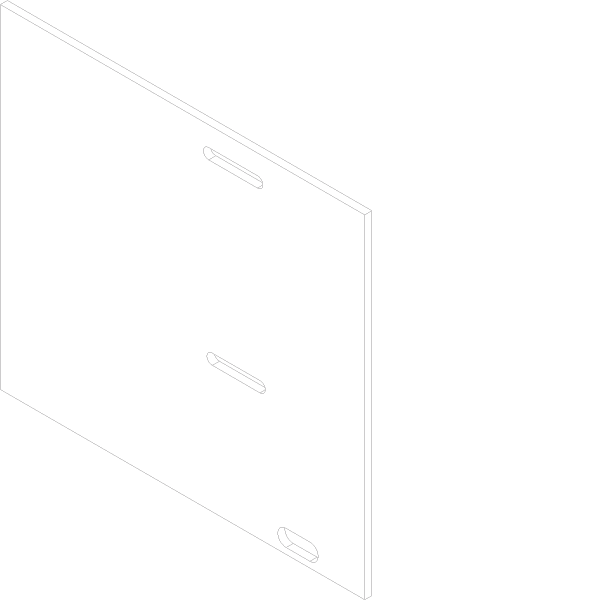 [071.8500] GLASS PANEL STOP Reynaers