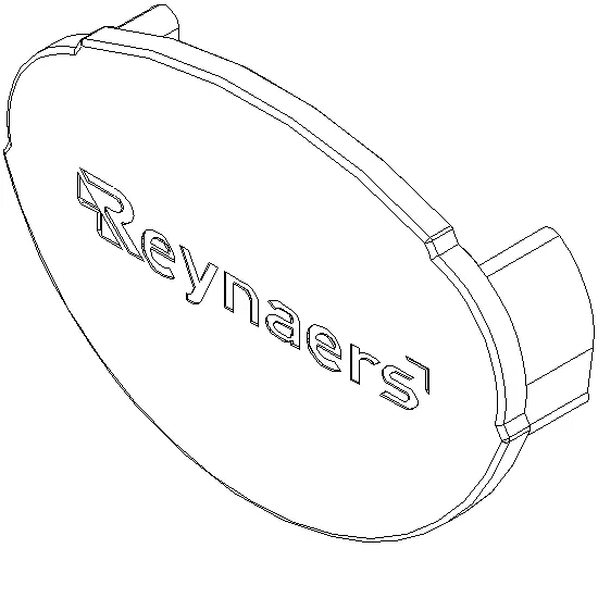 [072.6411.SY] Торцева заглушка поручня Reynaers