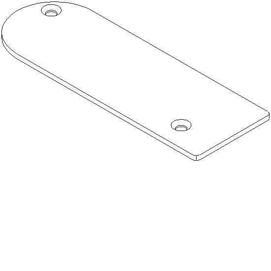 [075.6100] END PIECE SUPPORT ARM Reynaers