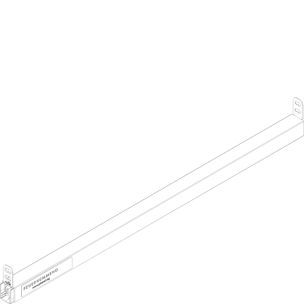 [081.9036] AUTOMATIC DRAUGHT EXCLUDER 1-ZIJDIG 460 мм Reynaers