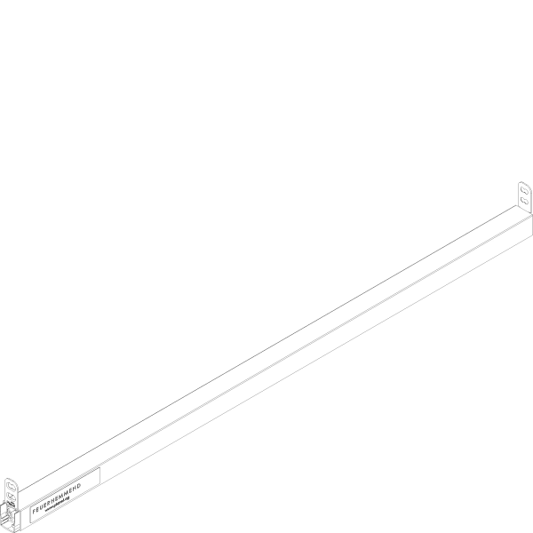 [081.9037] AUTOMATIC DRAUGHT EXCLUDER 1-ZIJDIG 585 мм Reynaers