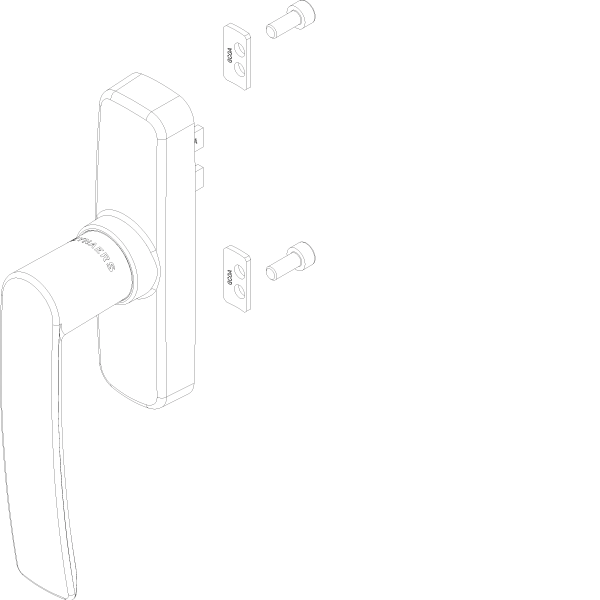 [160.8581.PA] HANDLE TUTI-TITU OLIMPO GEA Reynaers