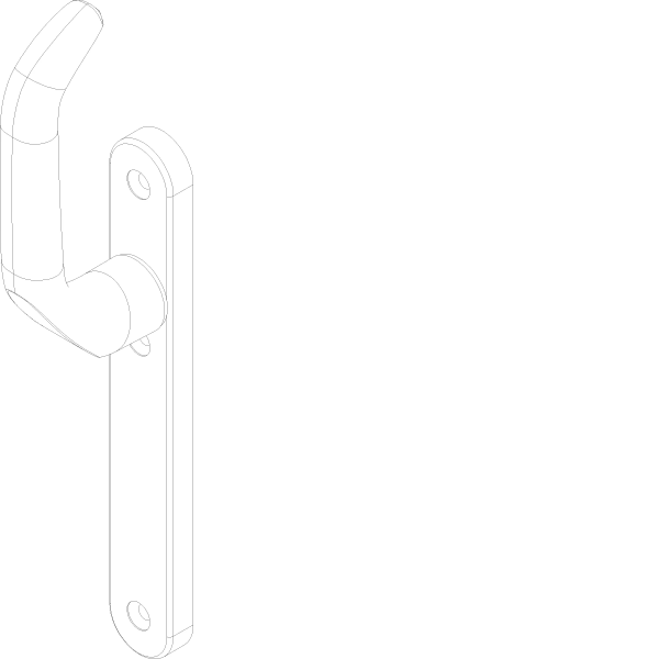[161.8737] PANIC HANDLE SECOND VENT Reynaers