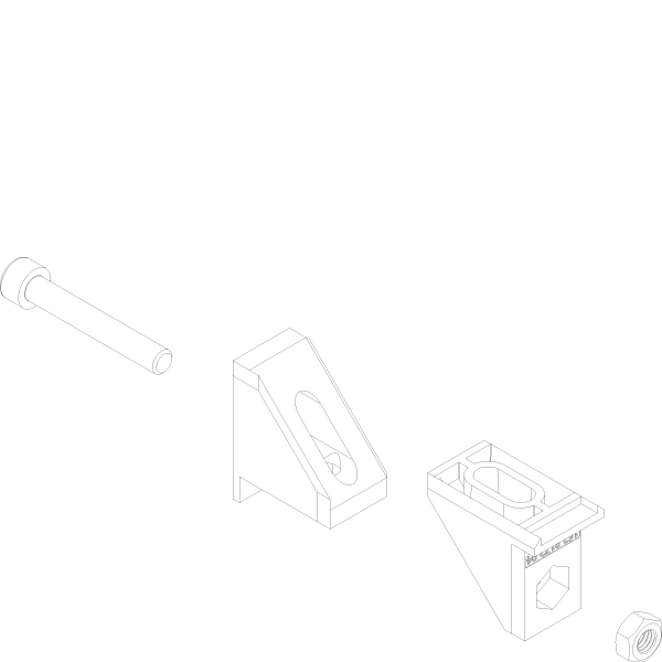 [162.8172] SUPPORTING PIECE FIXED VENT Reynaers