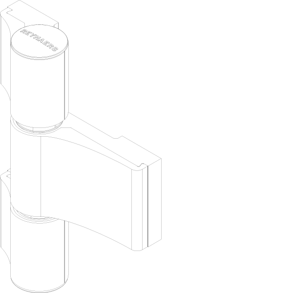 [165.6688] DOOR HINGE TB IV AT 3-PART 20.5/56 Reynaers