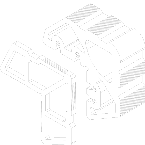 [168.7450] SET КутникS 34 мм / 37.8 мм Reynaers