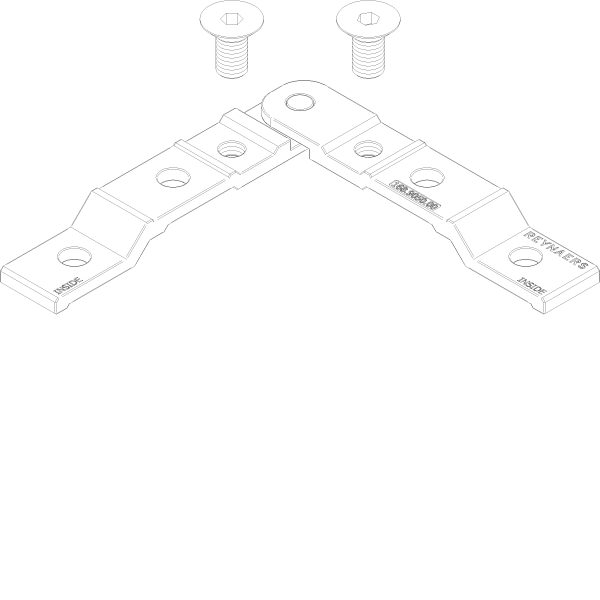 [168.9050] SCREW CORNER CLEAT ADJUSTABLE Reynaers