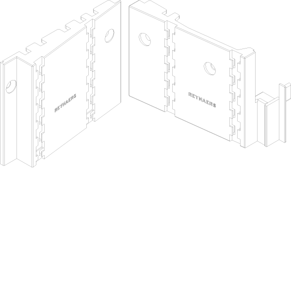 [169.7410] BRUSHHOLDER DOOR Reynaers