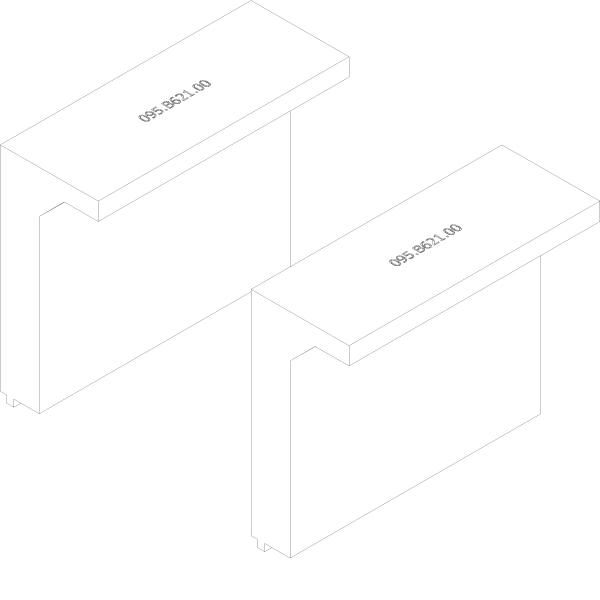 [095.B621] CLAMP BLOCKS Reynaers