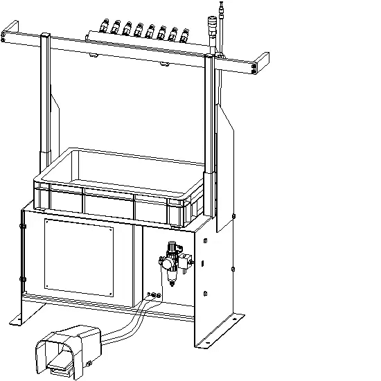 [095.C500] HYDRO-PNEUMATIC PRESS FRAME Reynaers