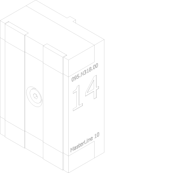[095.N318] CLAMP BLOCK Reynaers