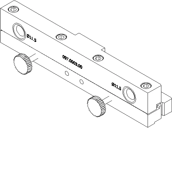 [097.0003] BORING JIG SCREW CORNER CLEAT Reynaers